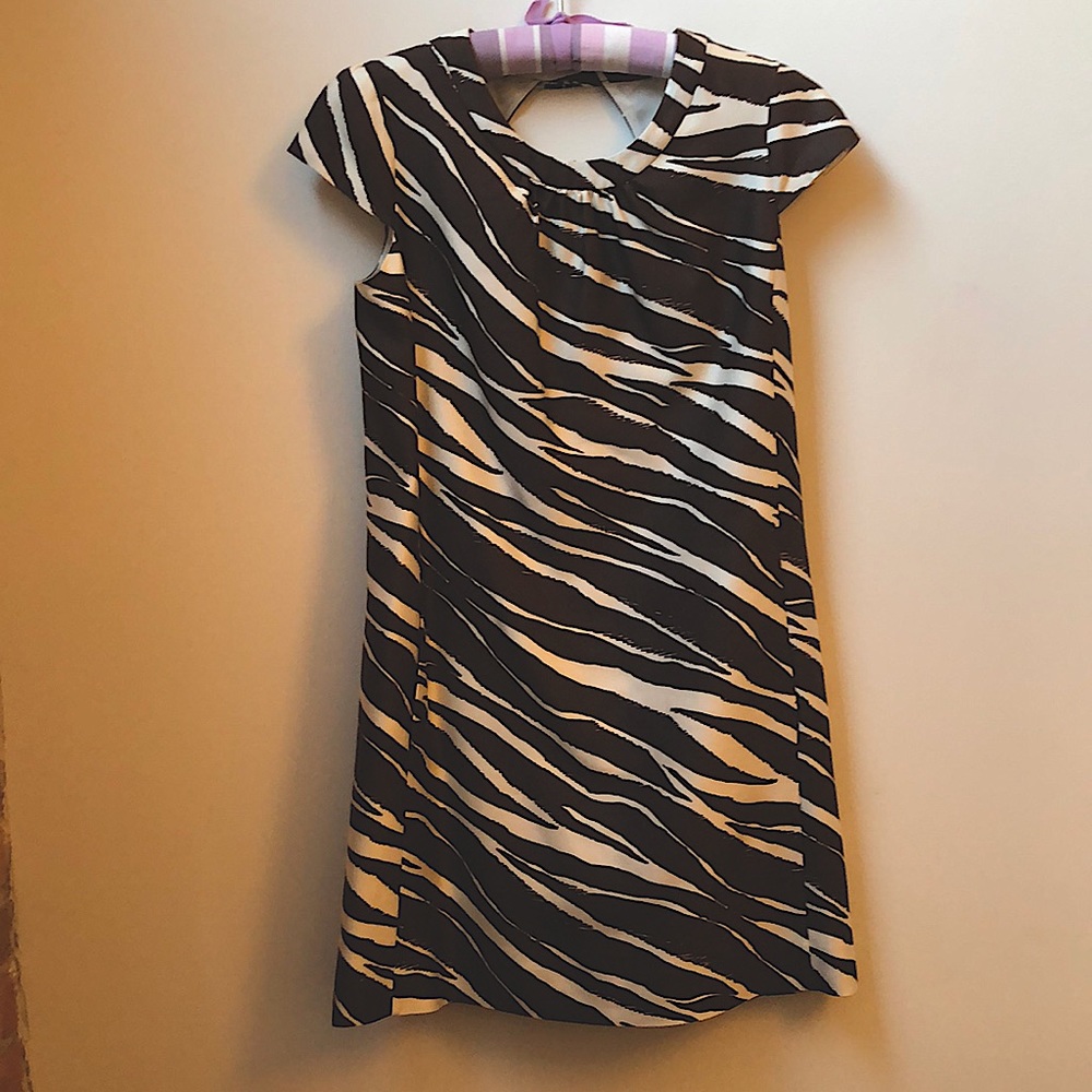 Kate Spade zebra stripe dress